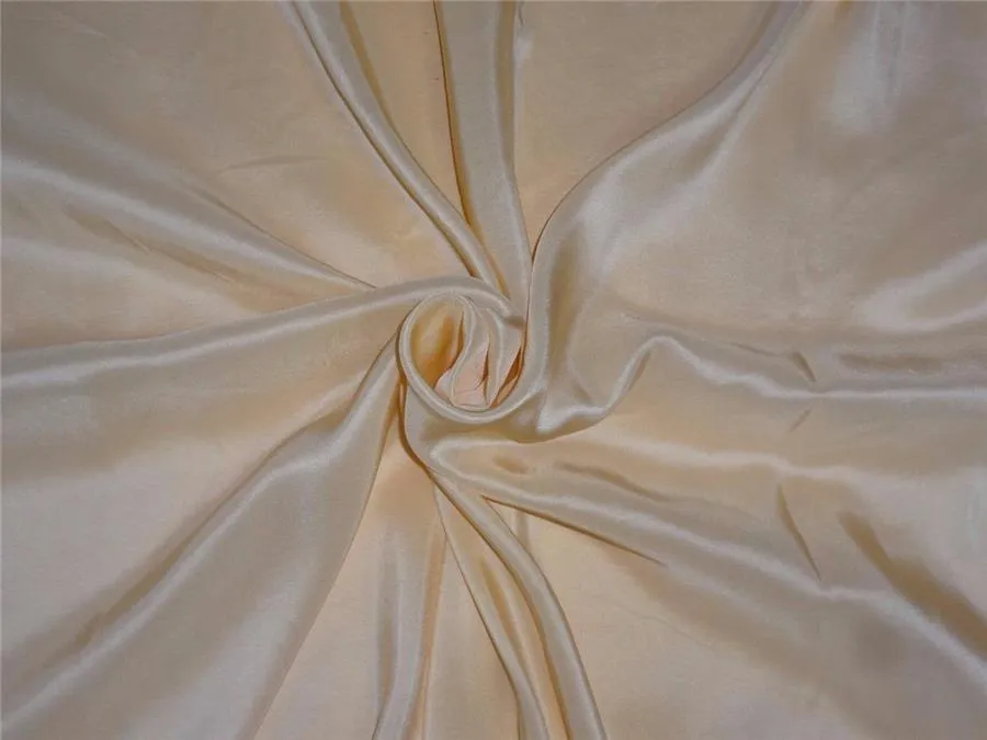 14MM light peach COLOR PLAIN HABOTAI SILK FABRIC 44&quot;