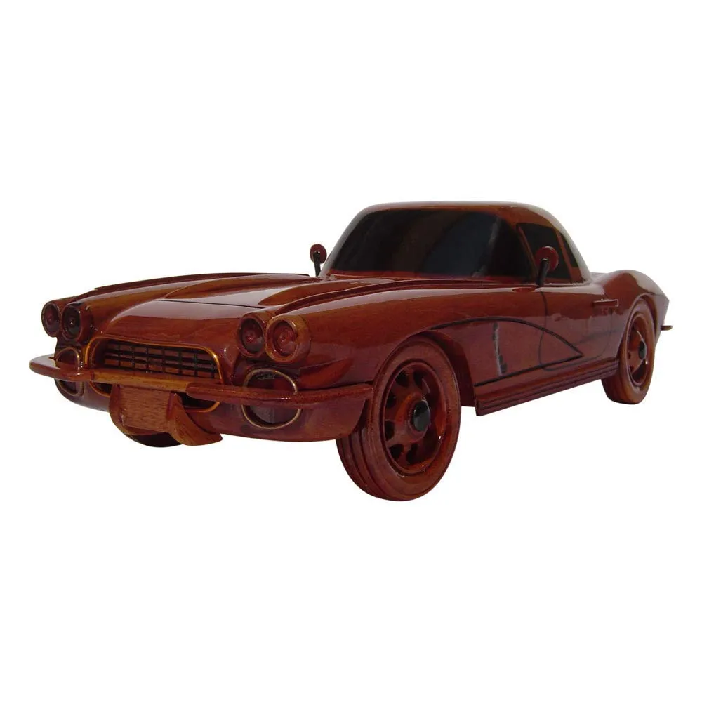 1962 Corvette Mahogany Wood  Desktop Cars & trucks Model