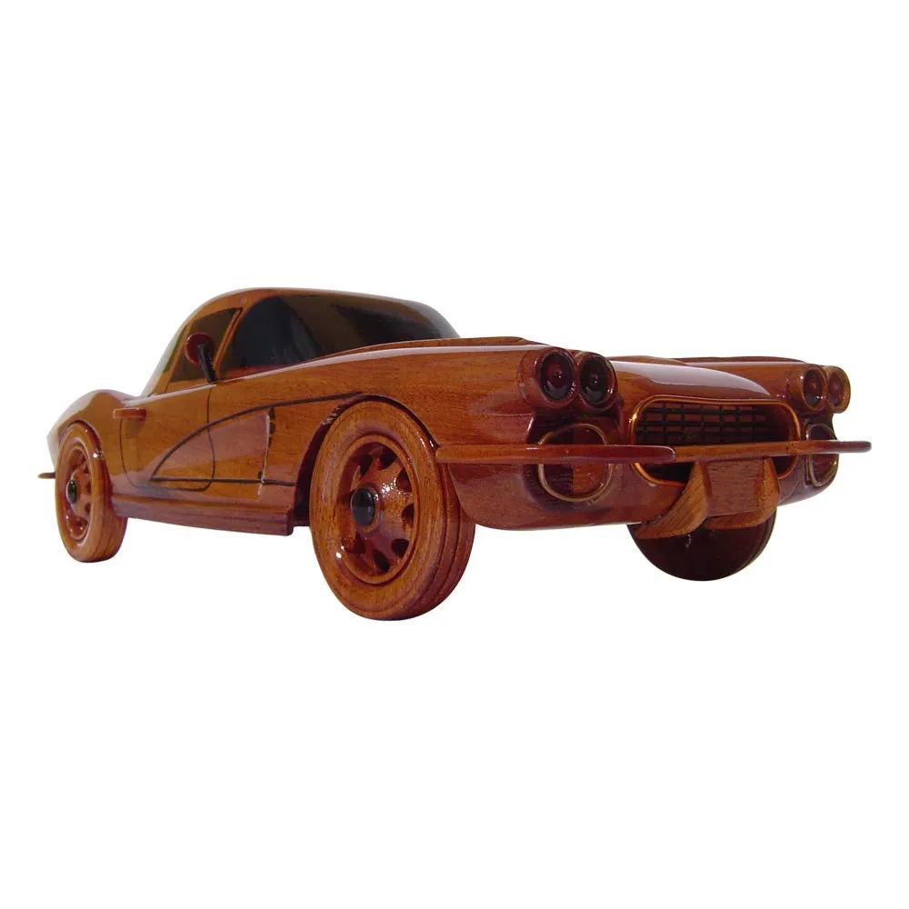 1962 Corvette Mahogany Wood  Desktop Cars & trucks Model