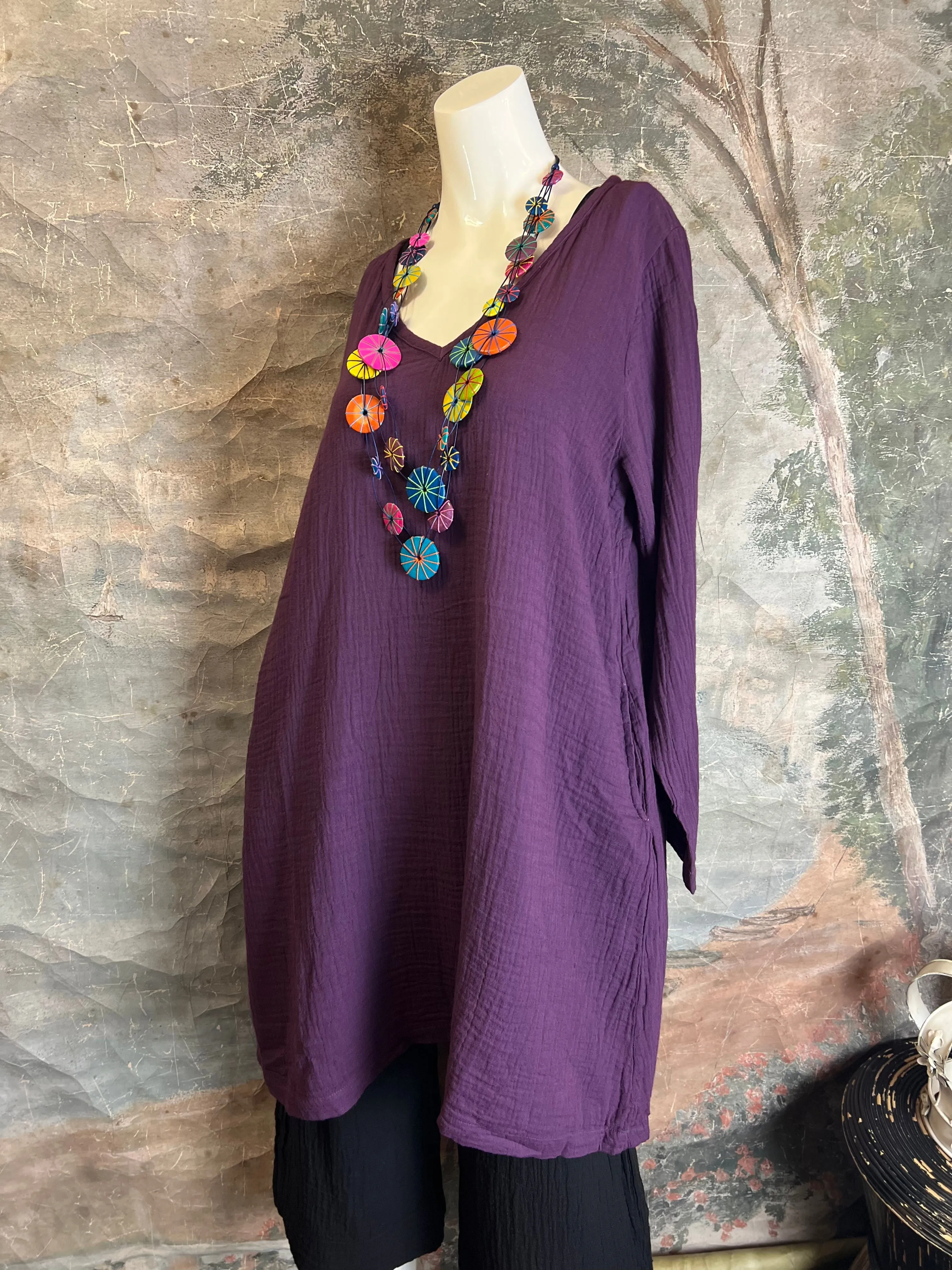 5237 Daryl Dress-Eggplant