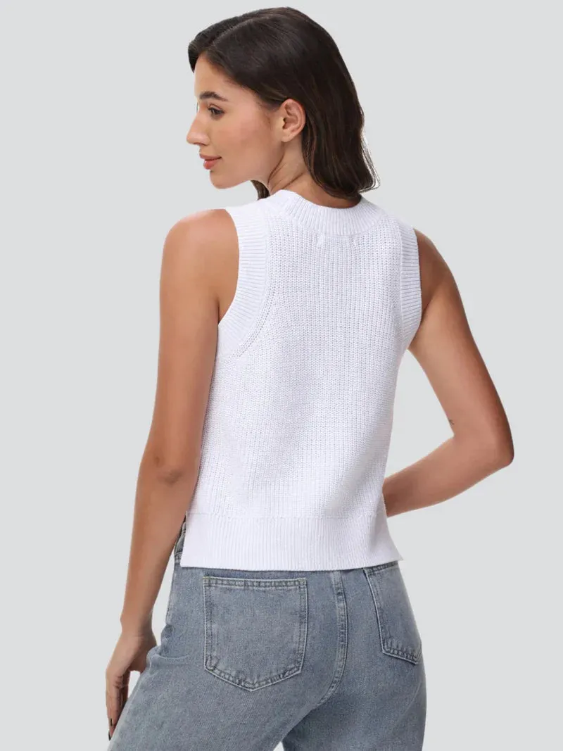 525 | Demi High Crew Neck Tank Top