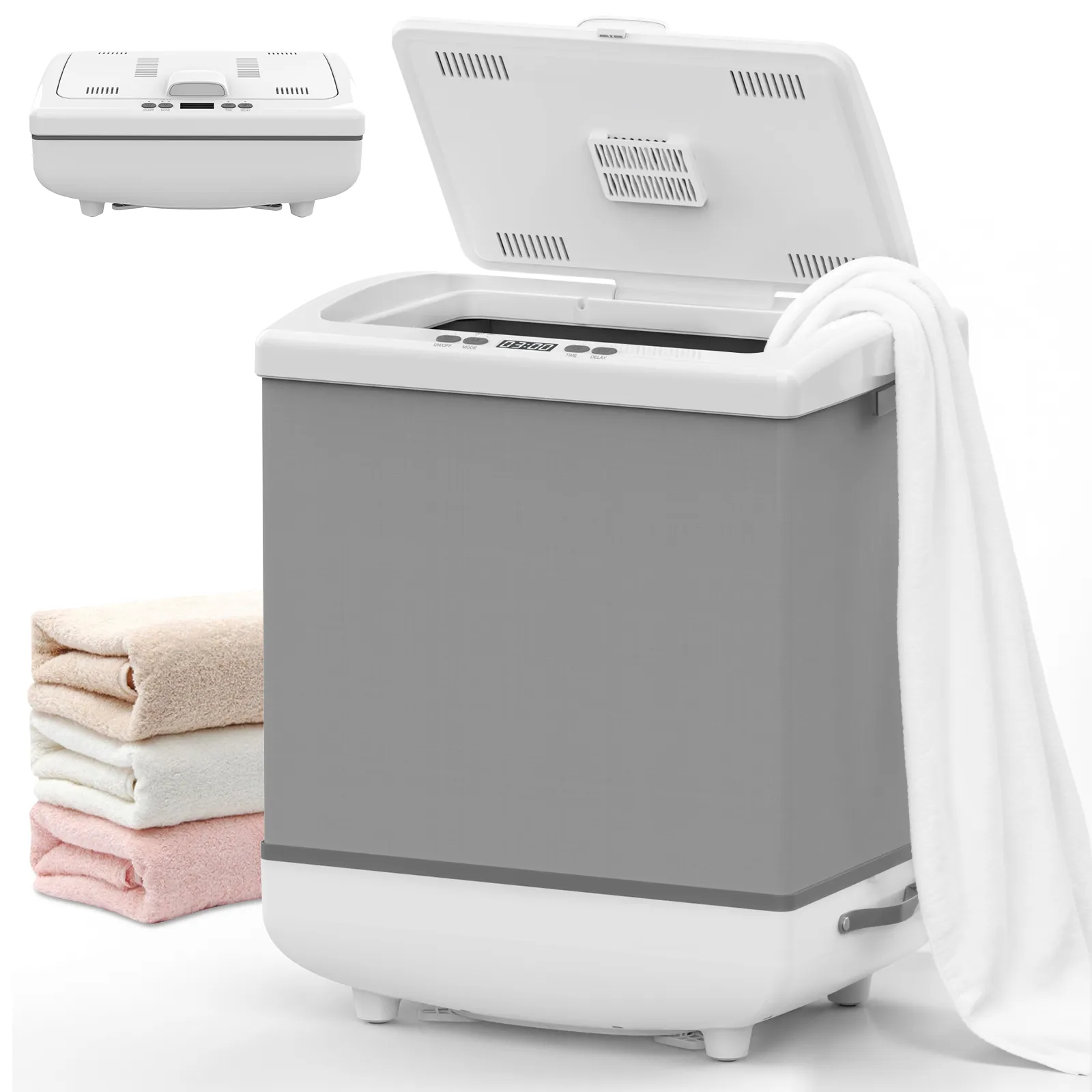 Advwin Foldable Towel Warmer 35L LED Screen