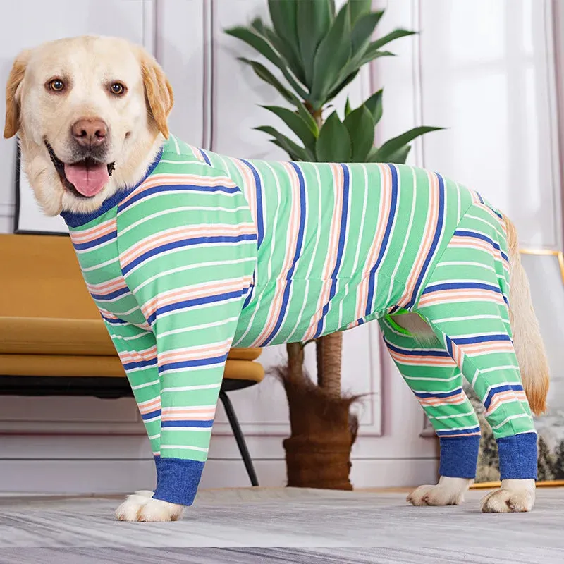 AnniePaw Large Dog Pajamas Jumpsuit Full Coverage Recovery Anti-Shedding Elastic