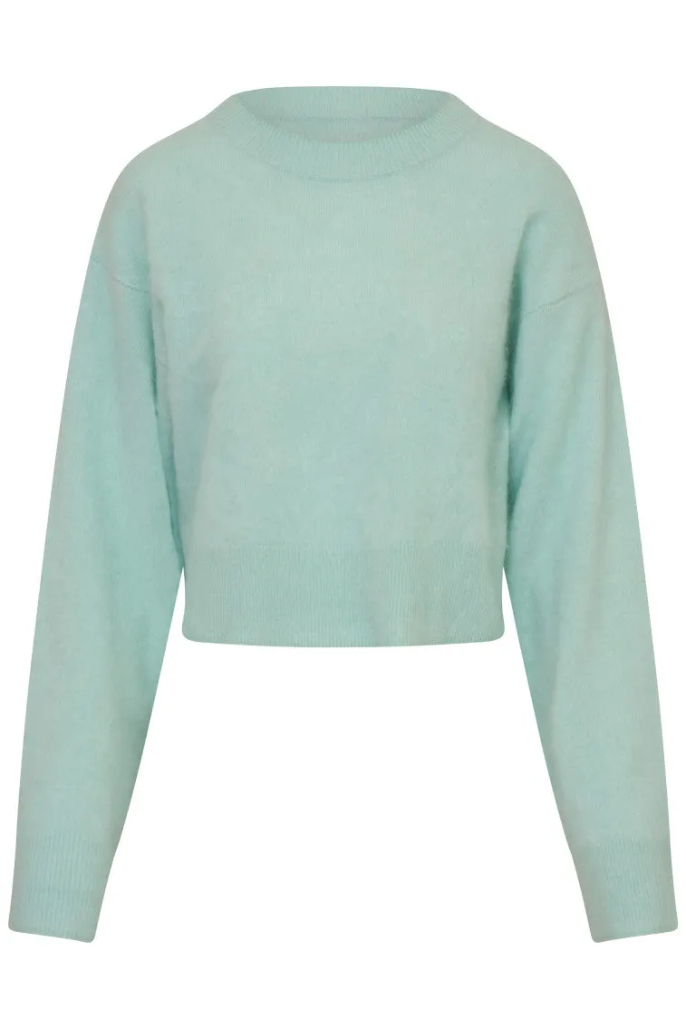 Bellman Cropped Cashmere Pullover