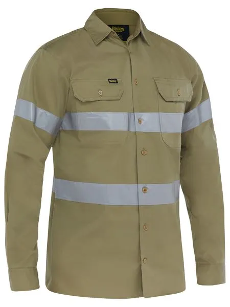 Bisley Taped Cool Lightweight Drill Shirt (BS6883T)