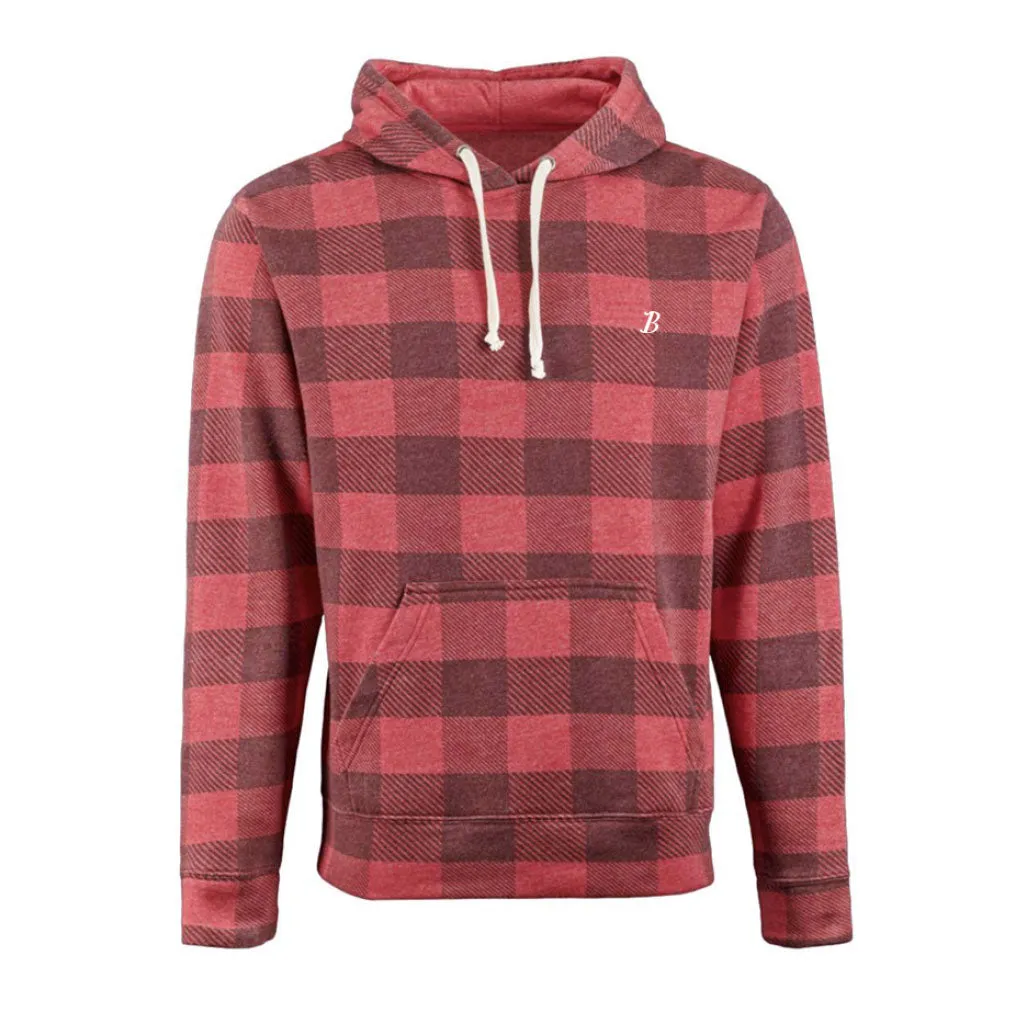 Boston Scally The Hoodie - Red Plaid