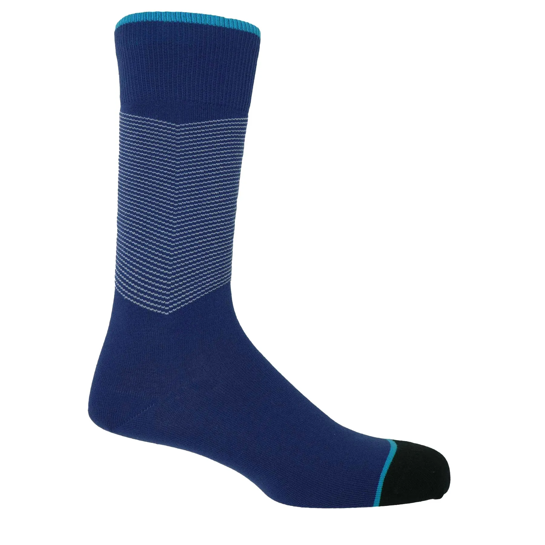 Chevron Men's Socks - Lazurite