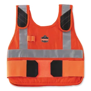 Chill-its 6225 Premium Fr Phase Change Cooling Vest, Modacrylic Cotton, Small/medium, Orange, Ships In 1-3 Business Days