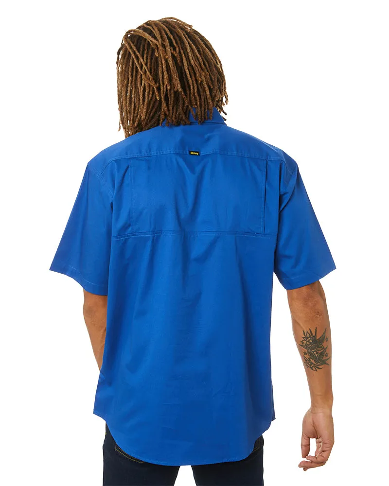 Cool Lightweight Drill Shirt SS - Royal