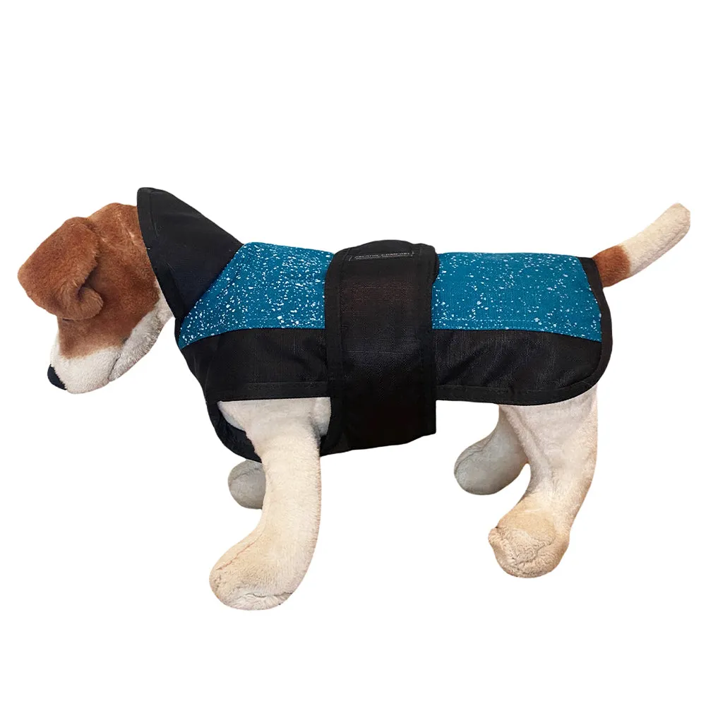 Dog Coat - Reflective Fleck - Teal