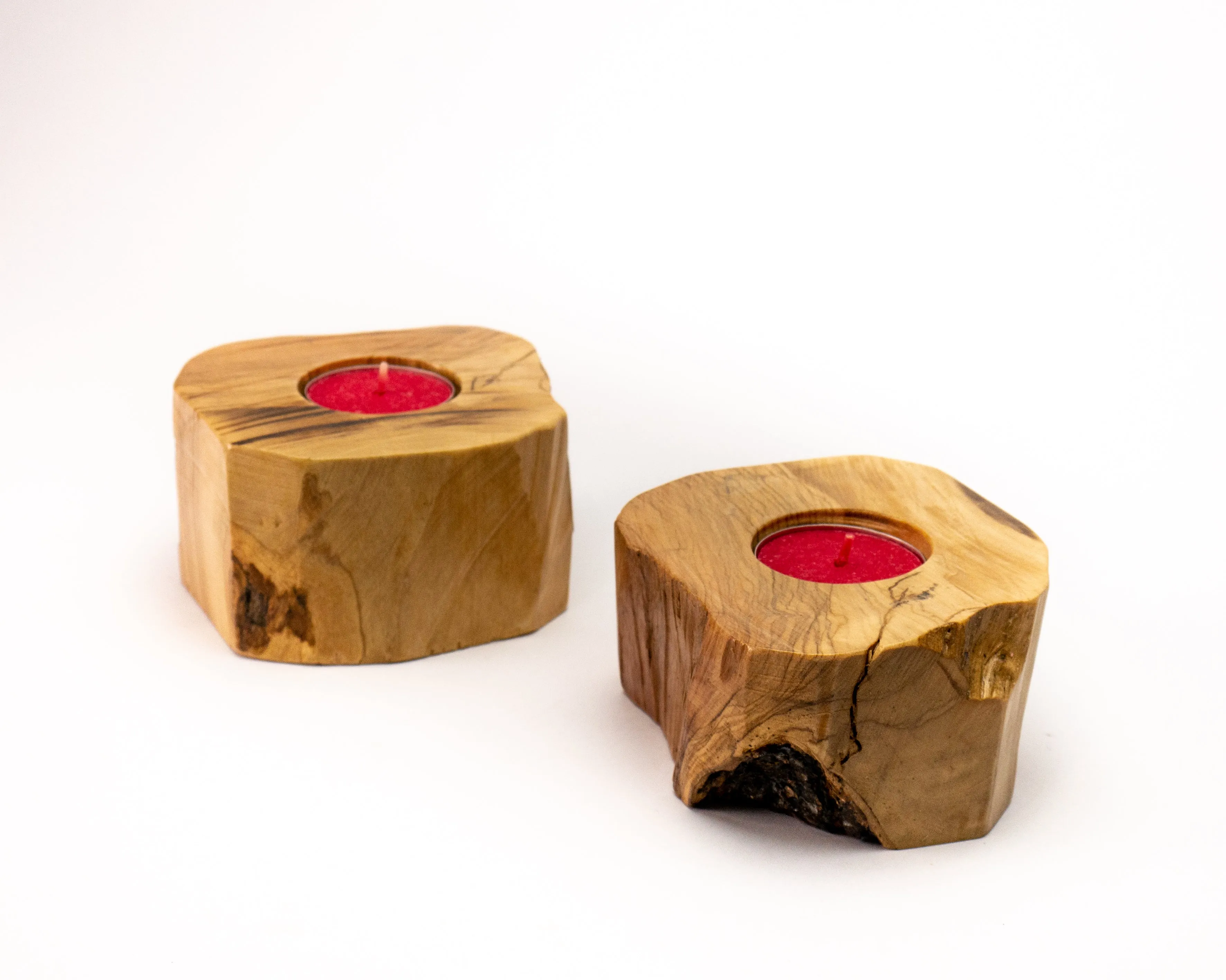 Eco Friendly Candle Holder. Olive wood Candle Holder.