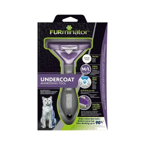 Furminator Undercoat DeShedding Tool for Medium/Large Cat