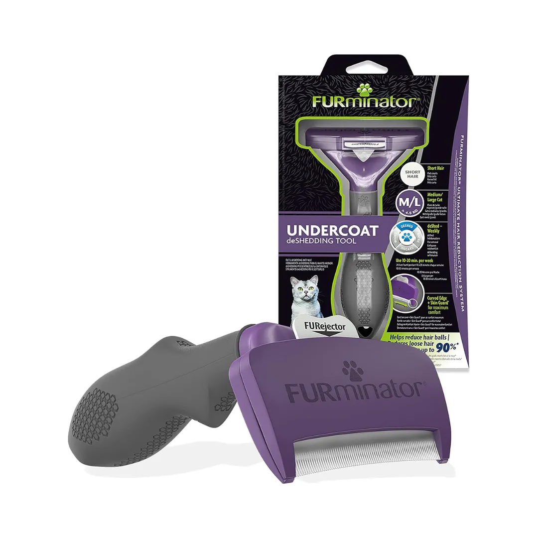 Furminator Undercoat DeShedding Tool for Medium/Large Cat