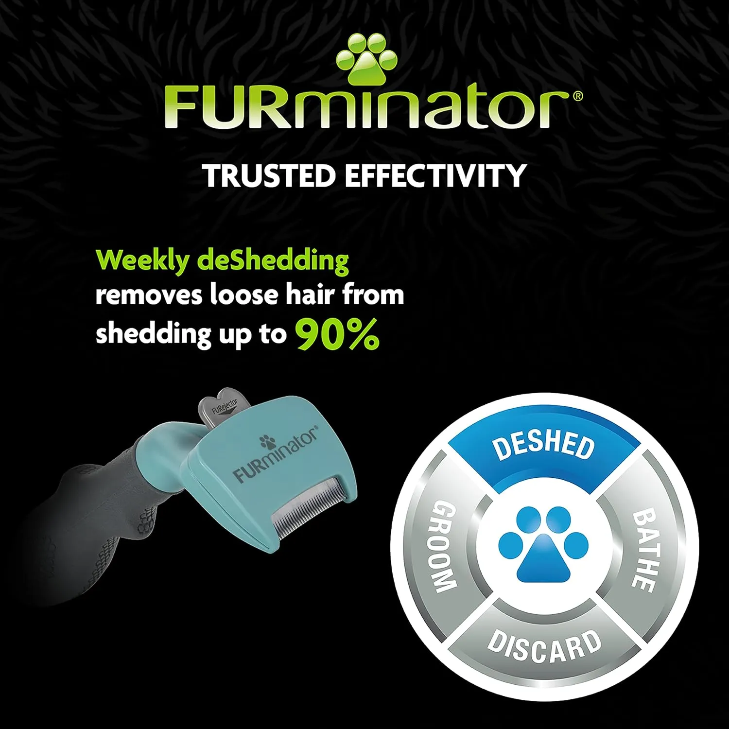 Furminator Undercoat DeShedding Tool for Small Cat