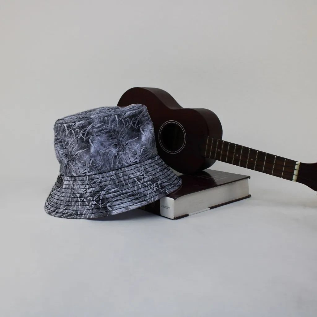 Grey Hawaiian Space Bucket Hat