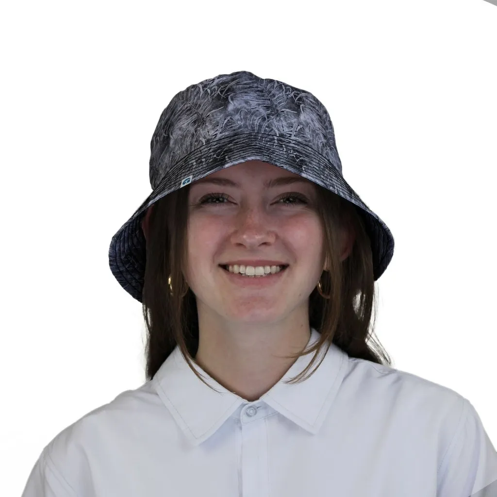 Grey Hawaiian Space Bucket Hat