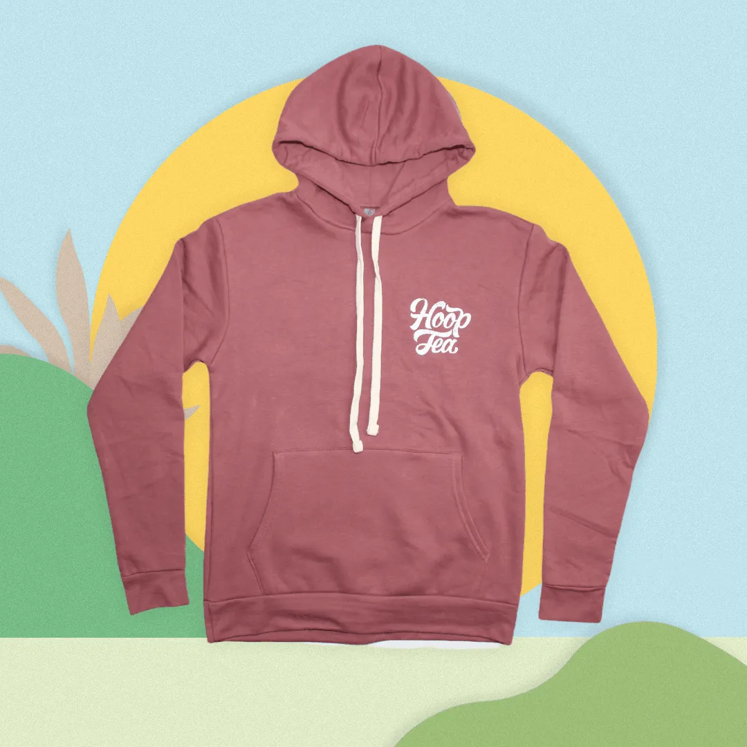 Hoop Tea Logo (Mauve) / Hoodie