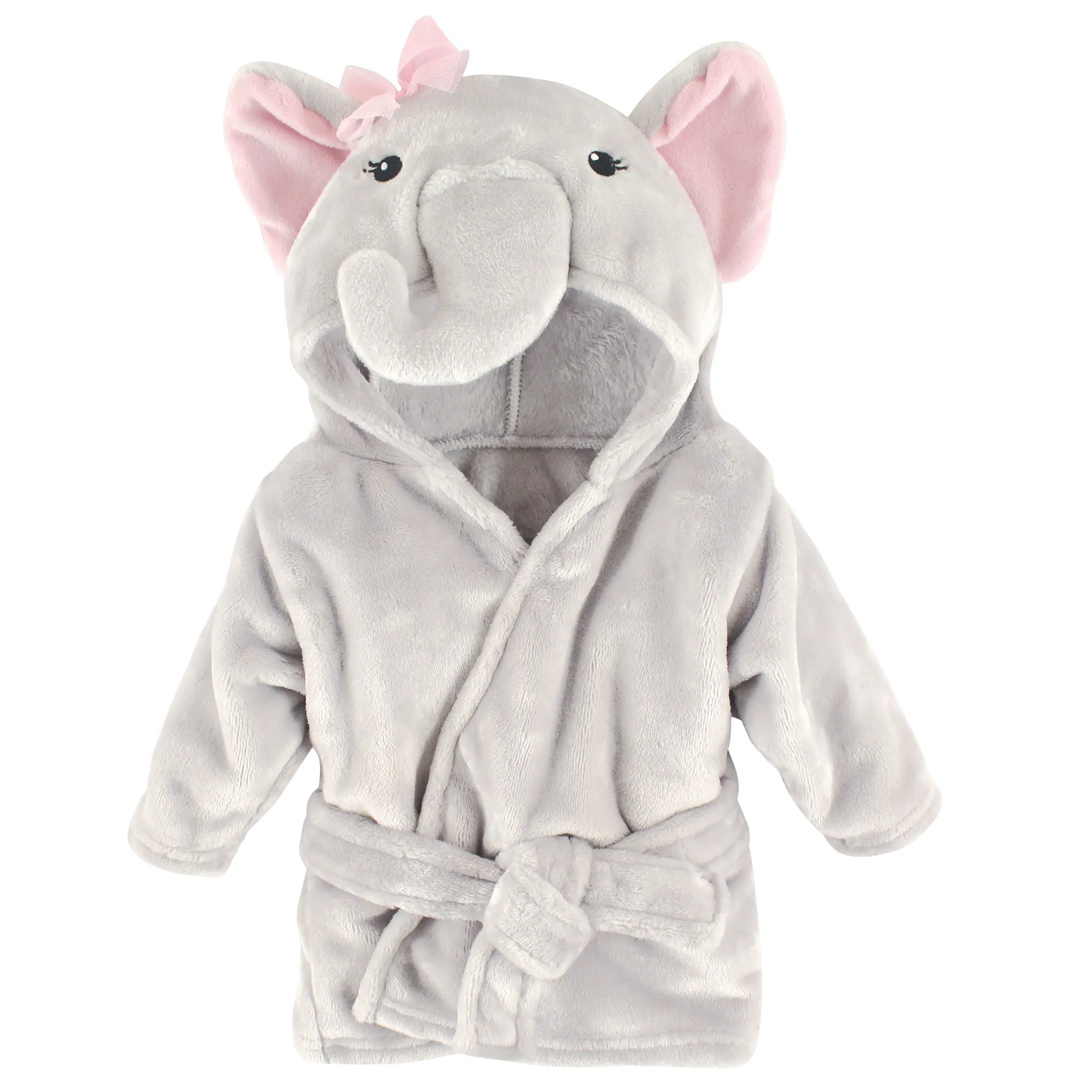 Hudson Baby Plush Pool and Beach Robe Cover-ups, Pretty Elephant