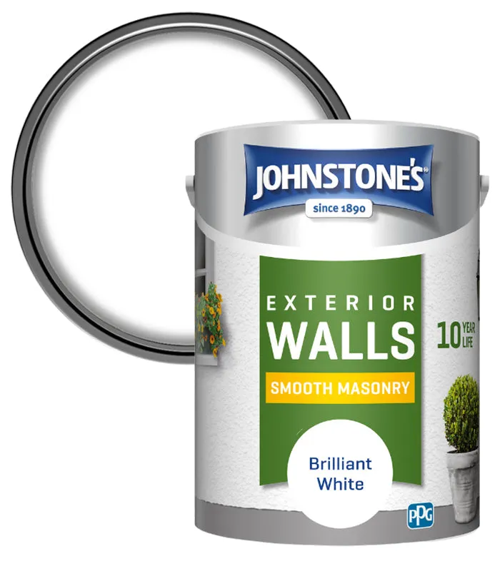 Johnstone's Weatherguard Smooth Masonry Paint - 5 Litre