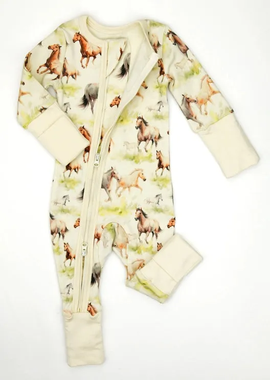 Kelby Organic Cotton Convertible Sleeper/Romper