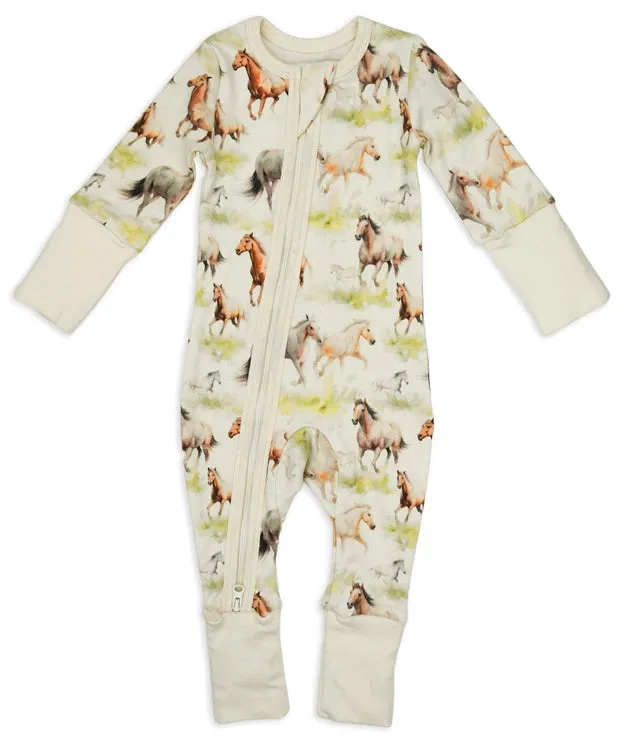 Kelby Organic Cotton Convertible Sleeper/Romper