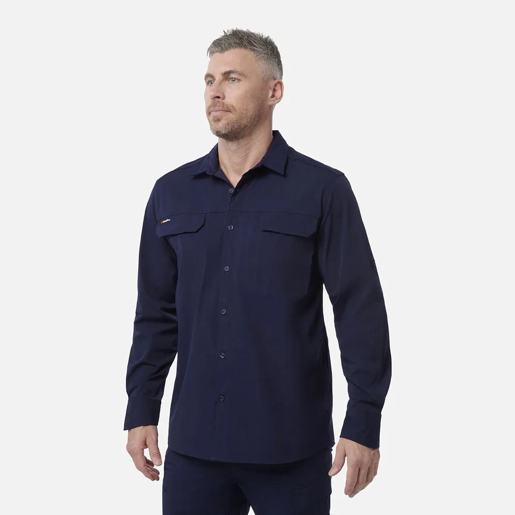 King Gee Drycool Lightweight Stretch Long Sleeve Work Shirt (K14023)