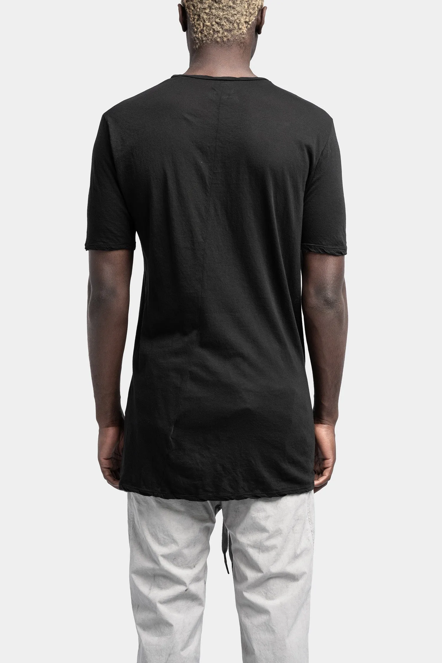 Long lightweight tee, Black