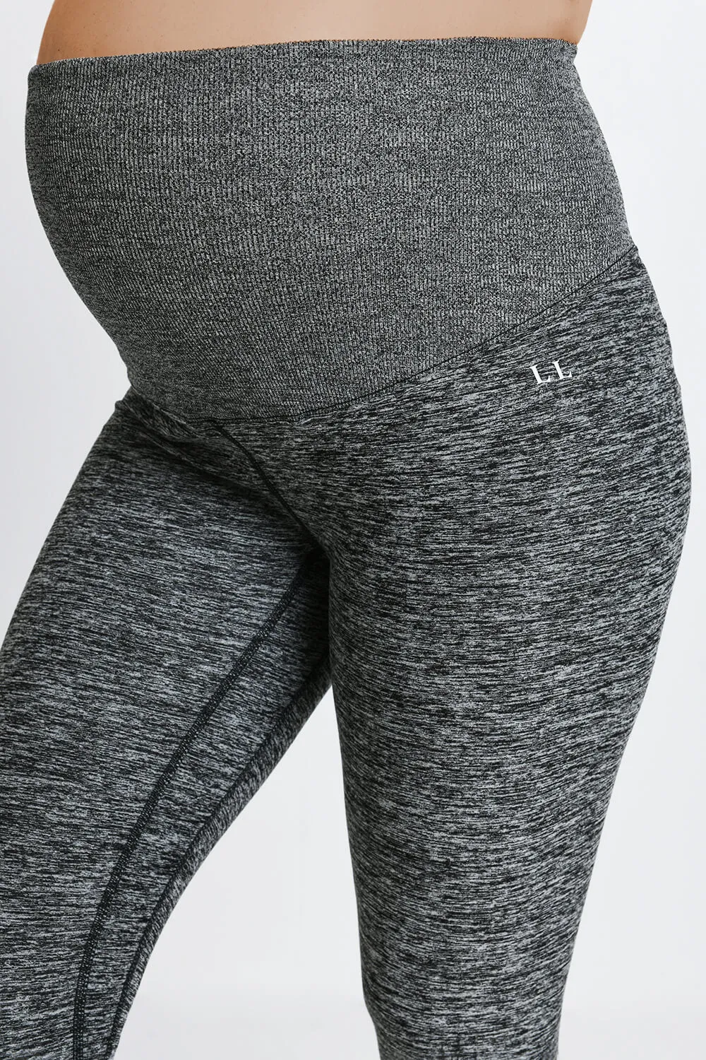 Maternity Ultimate Soft-Touch Leggings - Dark Grey Marl