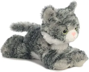 Mini Flopsies - Lily The Grey Tabby 8inch Soft Toy