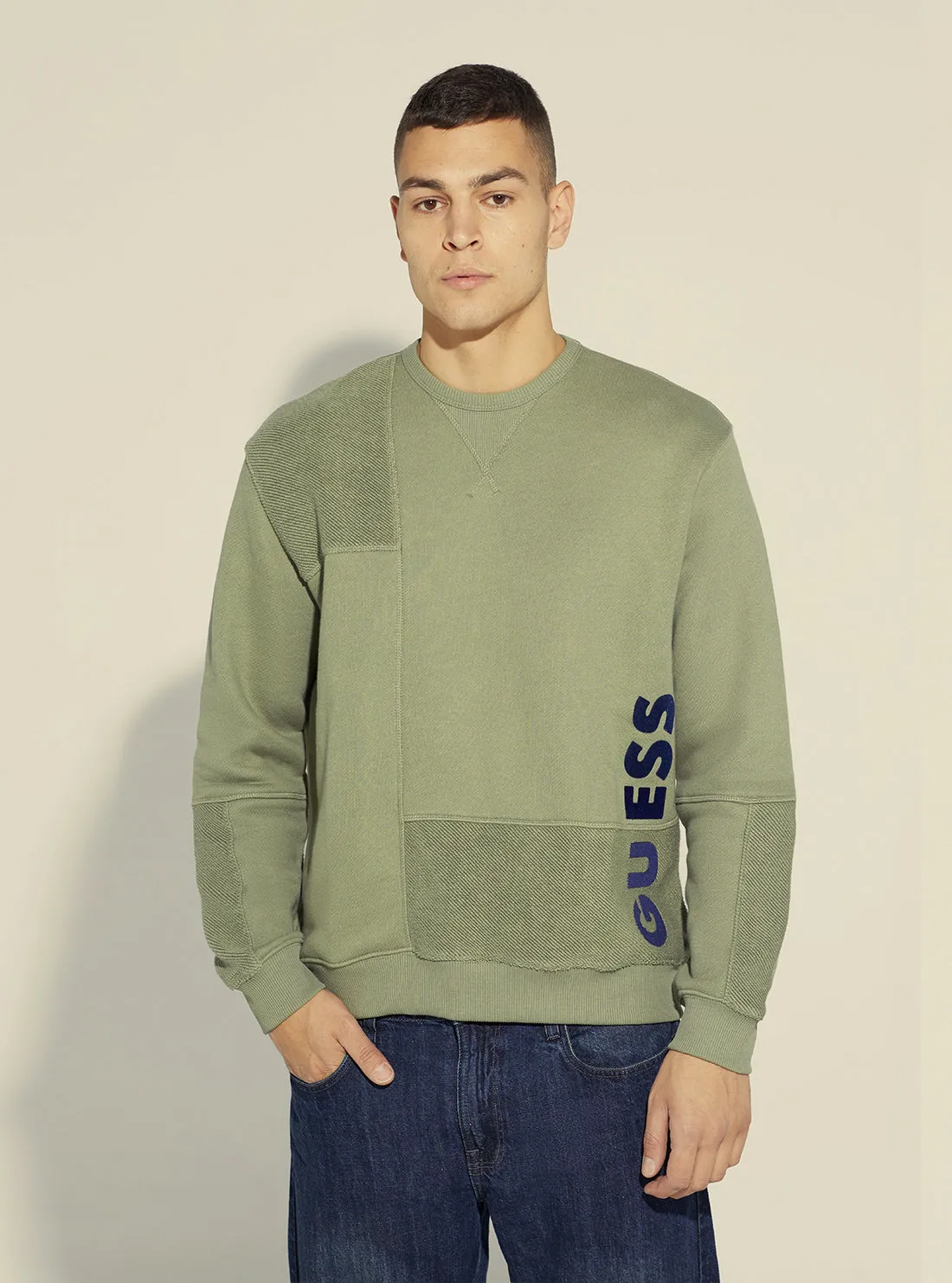 Mossy Green Kuno Fleece Jumper