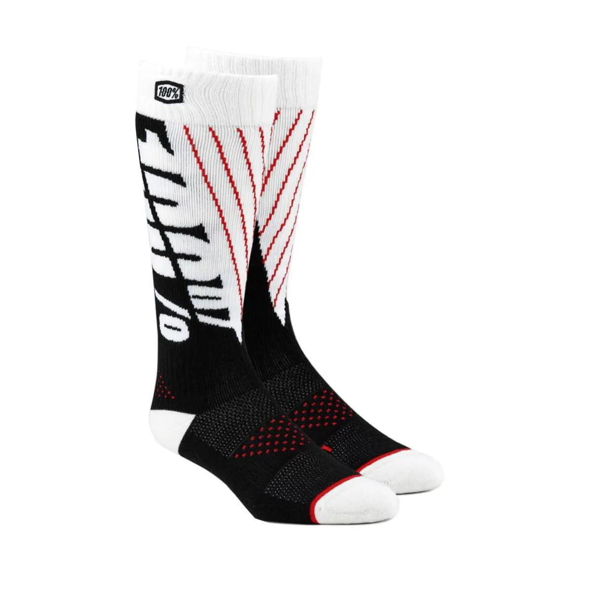 Motor socks 100%, black/white