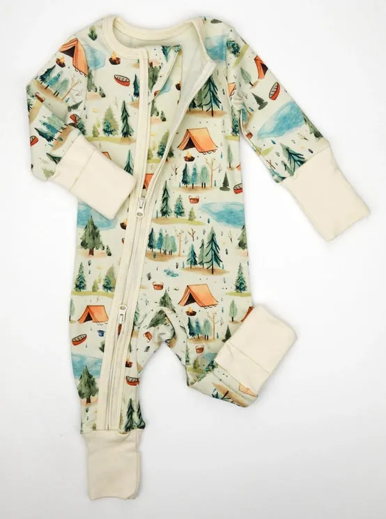 North Organic Cotton Convertible Sleeper/Romper