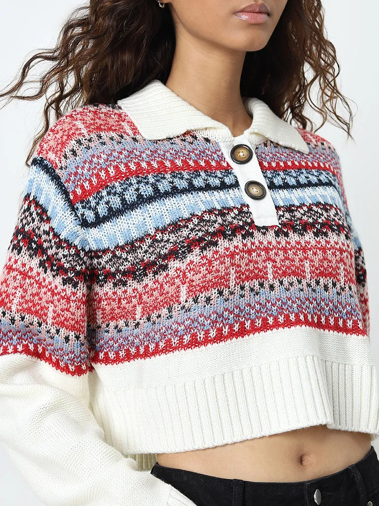 Nuon Multicolour Knitted Sweater