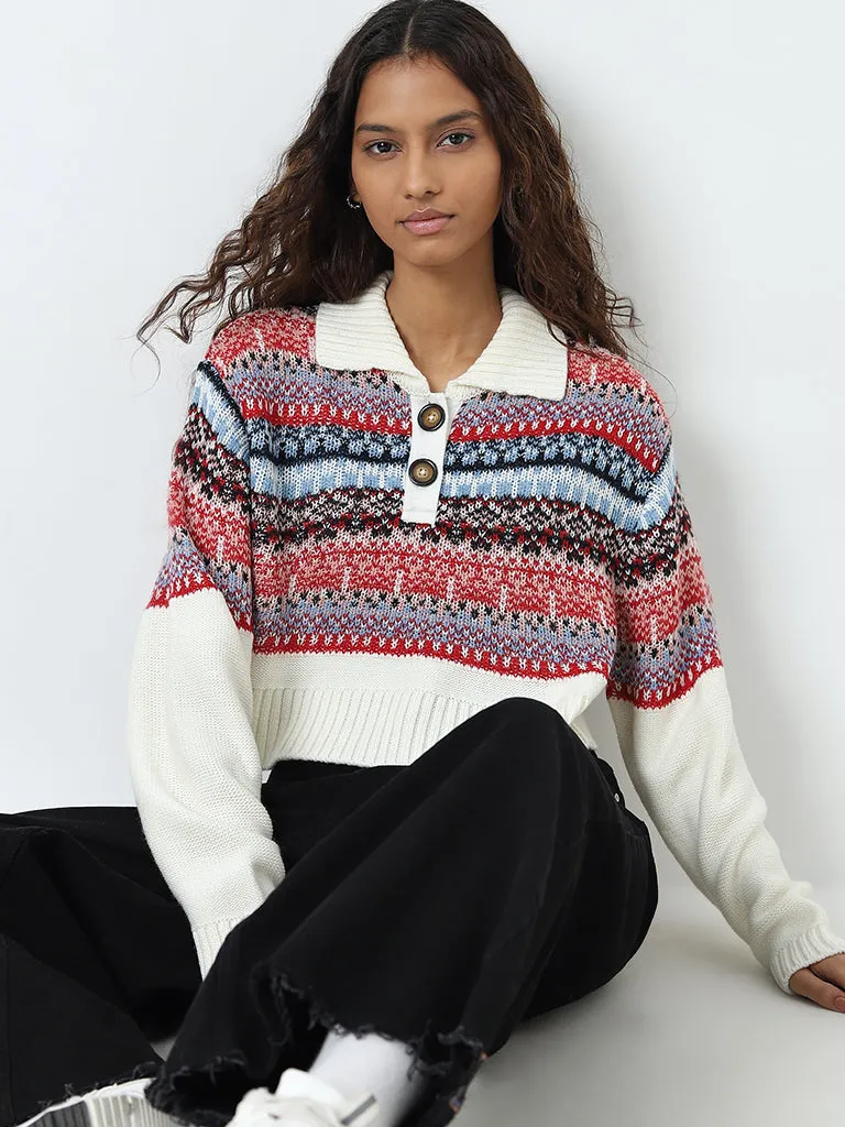 Nuon Multicolour Knitted Sweater