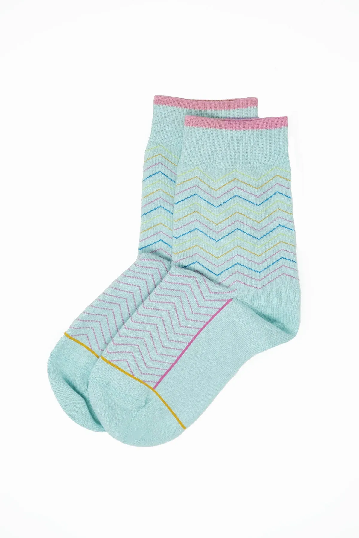 Oblique Women's Socks - Mint