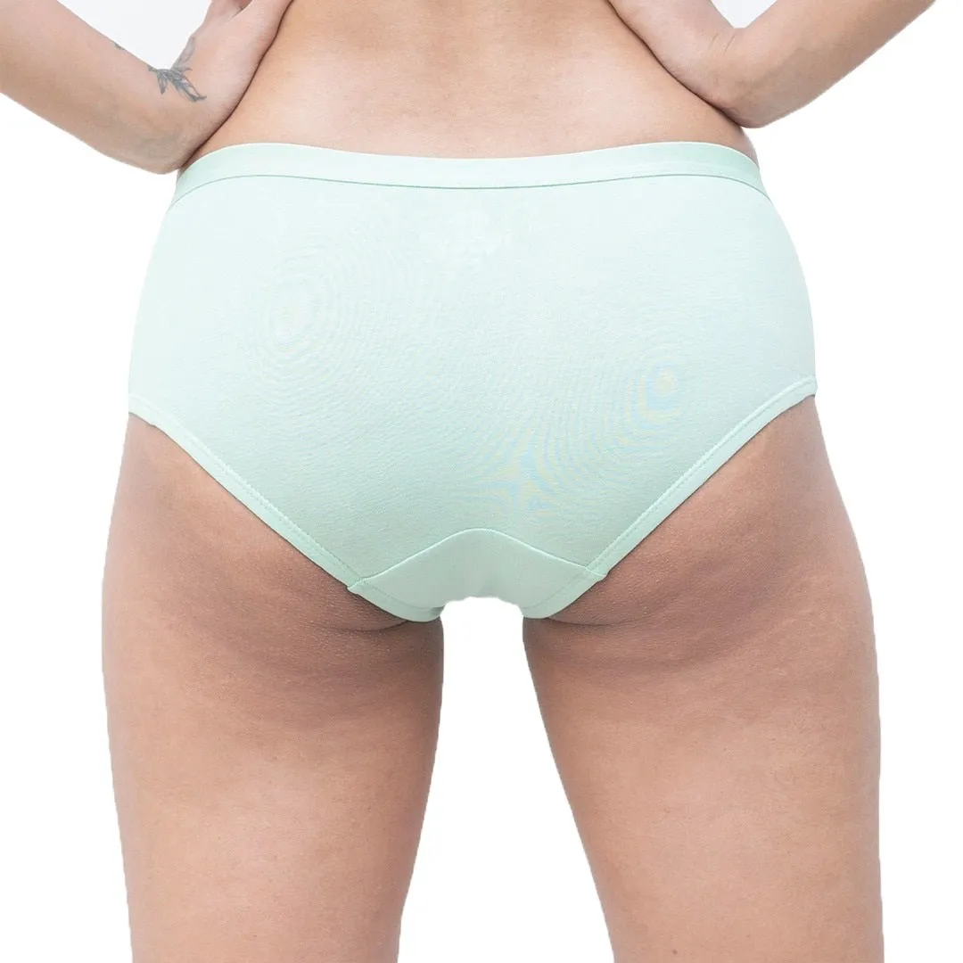 Organic Everyday Hipster Panty- Greenfig (3pc)