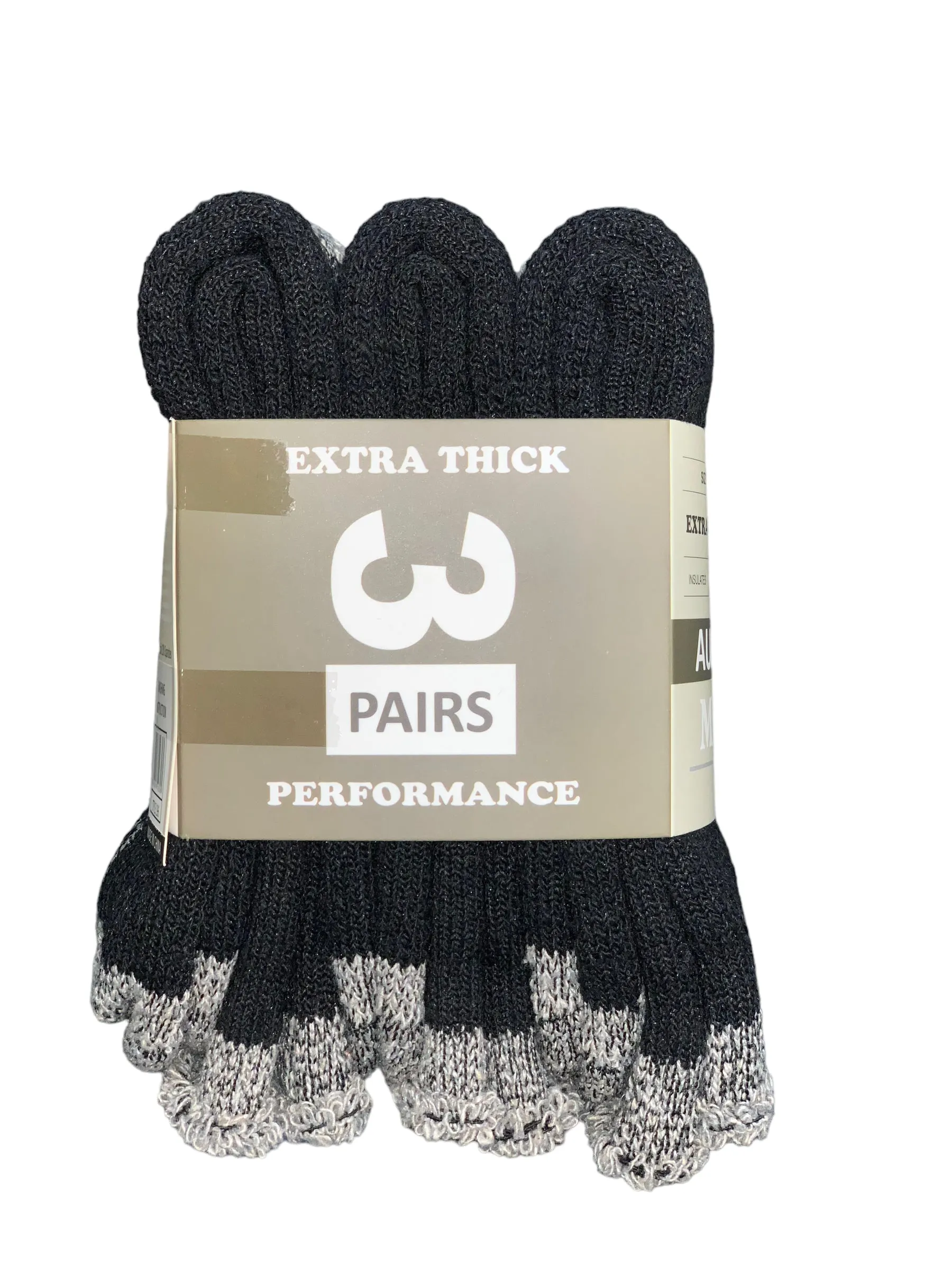 PACK OF 3 Wool Performance thick socks.