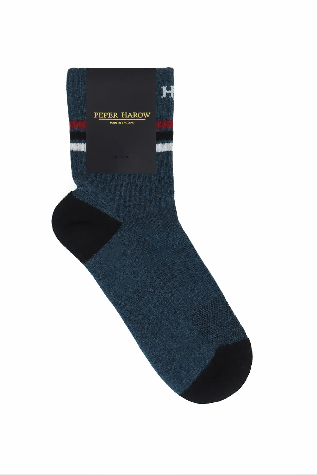 Quarter Crew Organic Men's Sport Socks - Navy