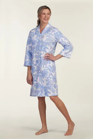 Quilt-In-Knit Short Robe