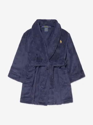 Ralph Lauren Boys Terry Robe in Navy