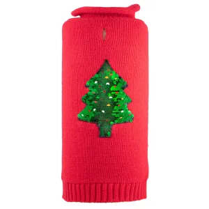 Reverse Sequins Tree Dog Sweater