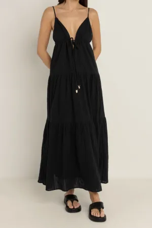 Rhythm Jaci Maxi Dress - BLACK