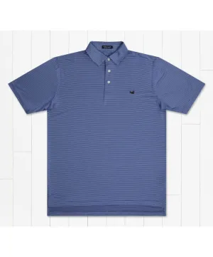 Southern Marsh - Bermuda Performance Polo - Clearwater Stripe