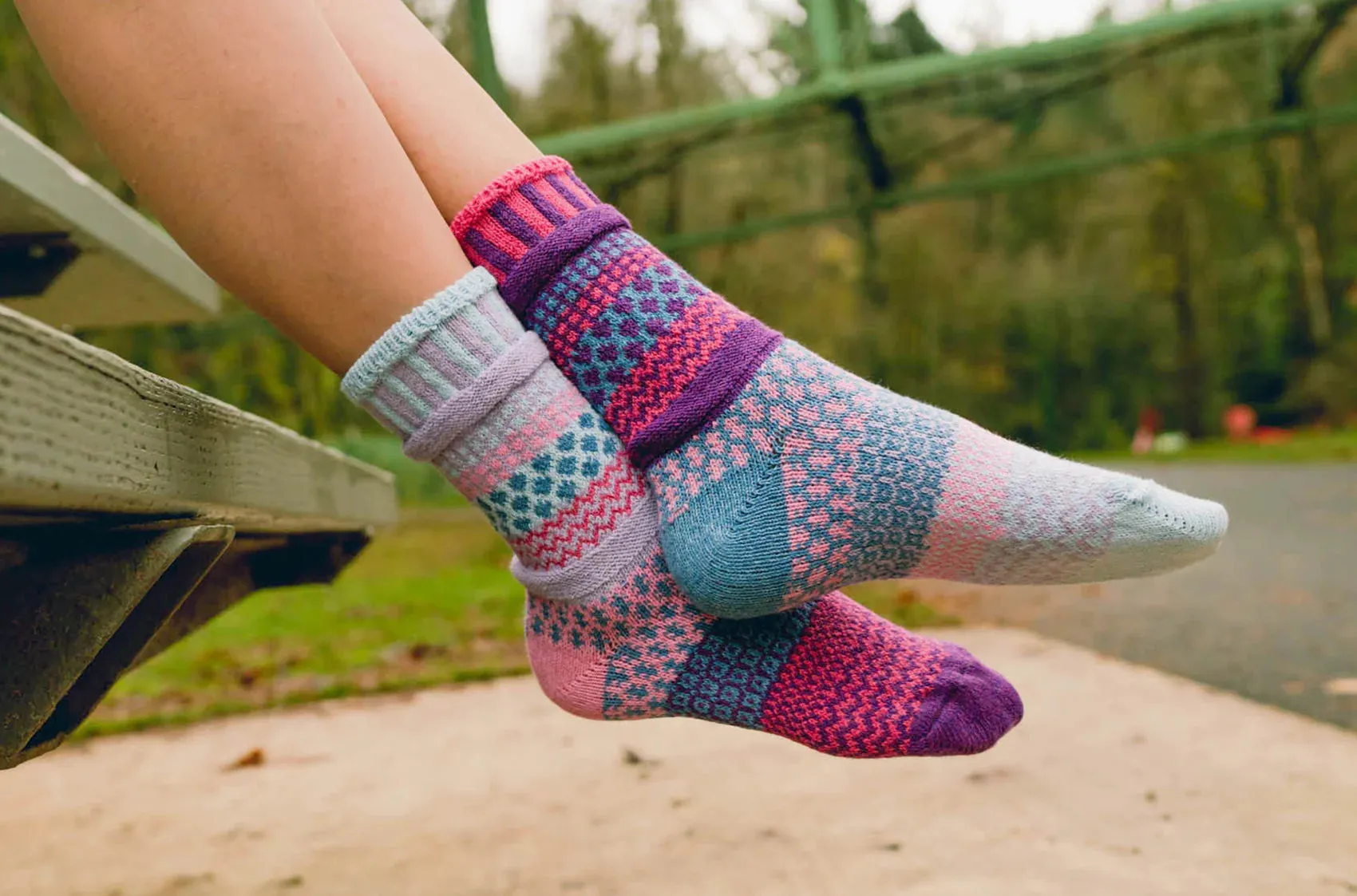 Twilight Recycled Cotton Crew Socks