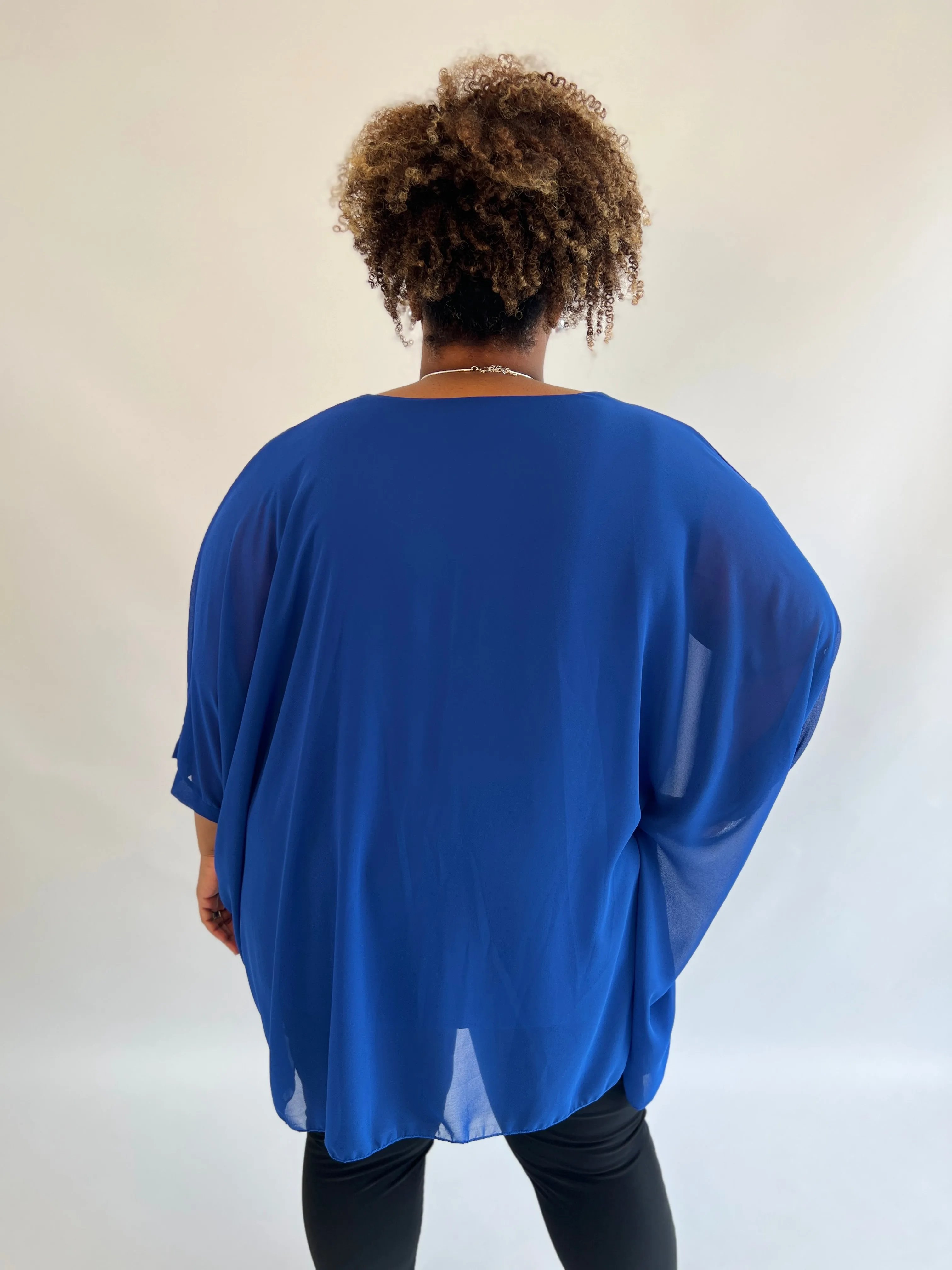 Violet Blouse in Blue