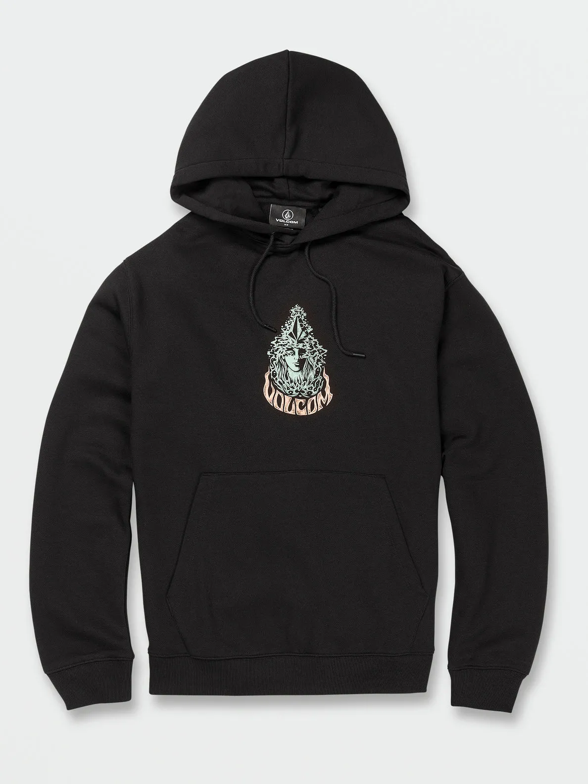 Volcom Strike Hood Pullover Sweatshirt - Black