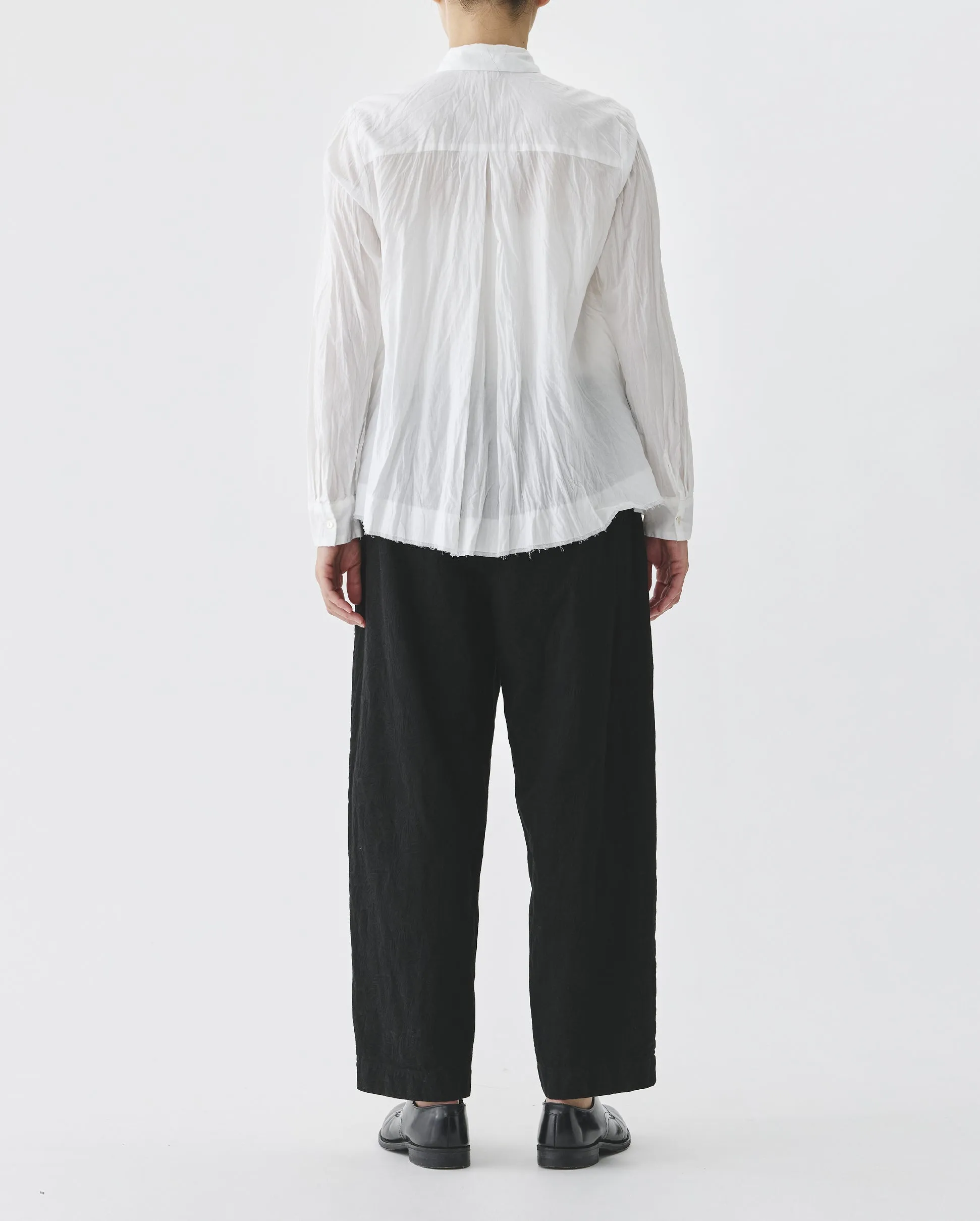 WASHED LAWN BLOUSE / OFF WHITE