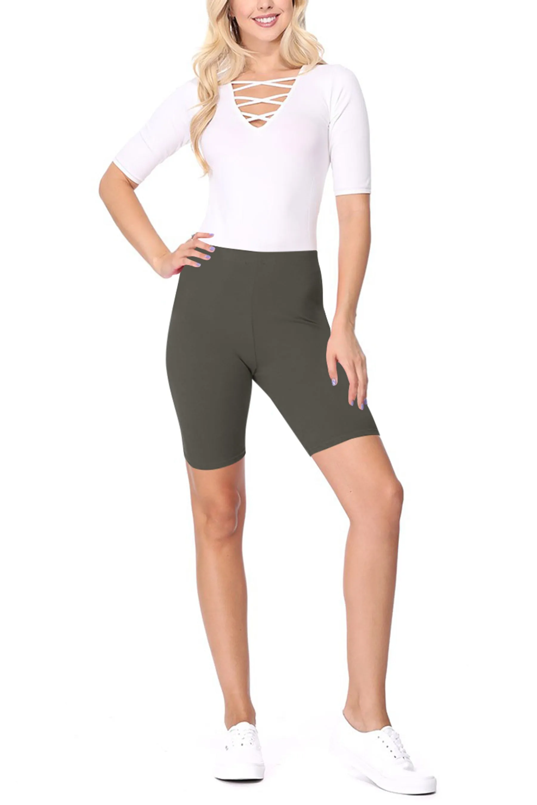 Women's Casual and Comfortable Biker Shorts Pants for Active Wear