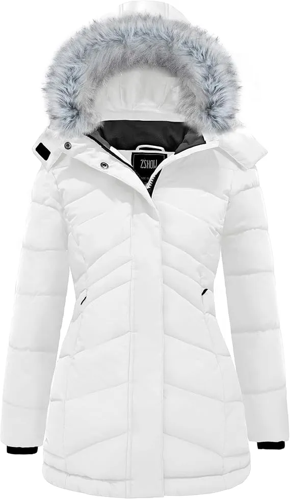 ZSHOW Women's Winter Coat Waterproof Warm Puffer Jacket